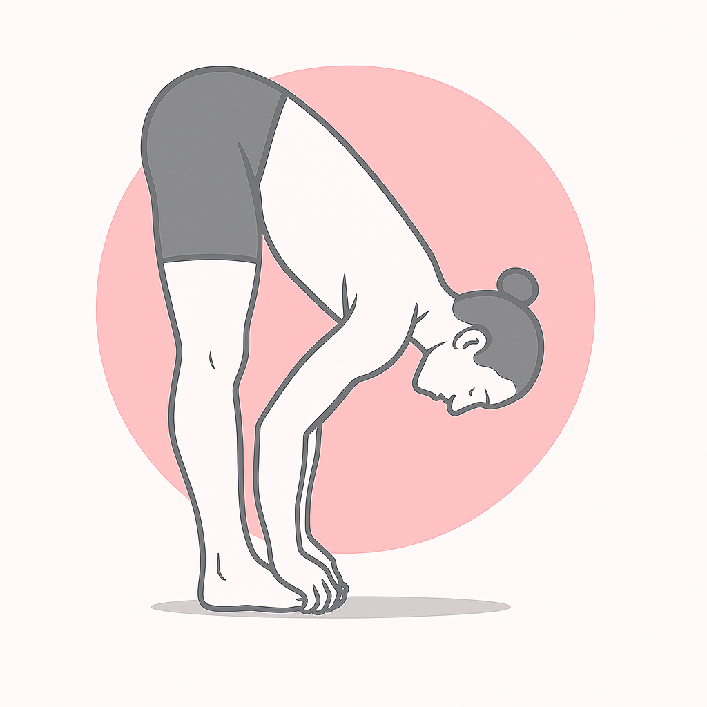 Generated image for the big-toe yoga pose.