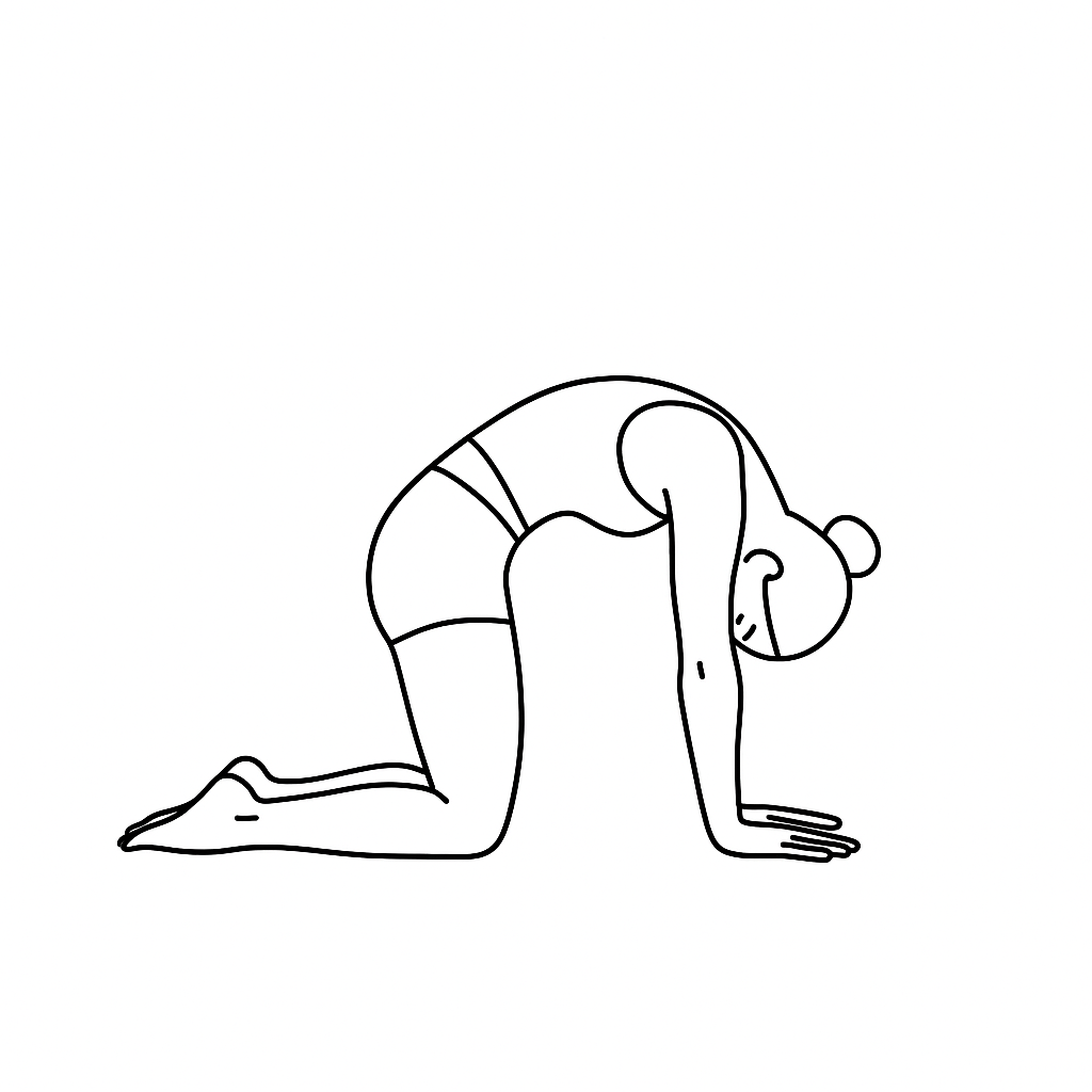 Generated image for the cat yoga pose.