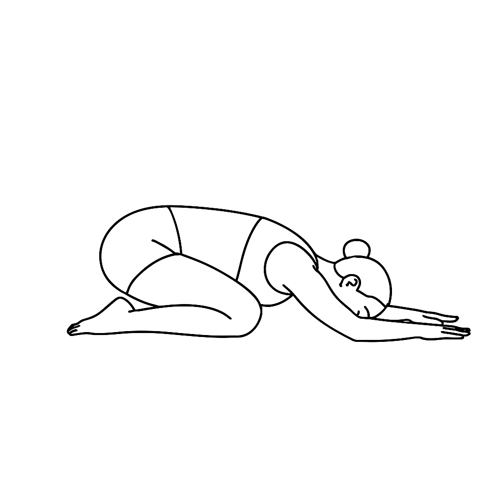 Generated image for the childs yoga pose.