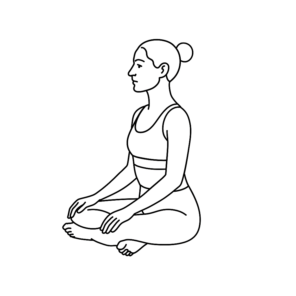 Generated image for the double-pigeon yoga pose.