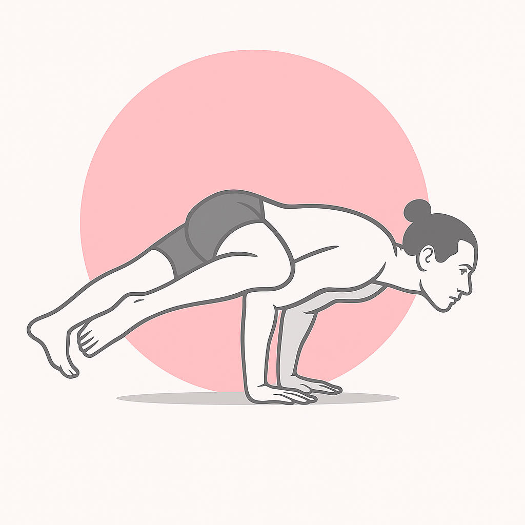 Generated image for the eight-limbs yoga pose.