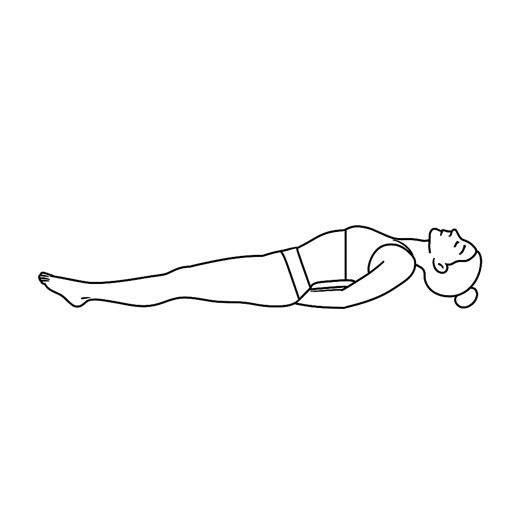 Generated image for the fish yoga pose.