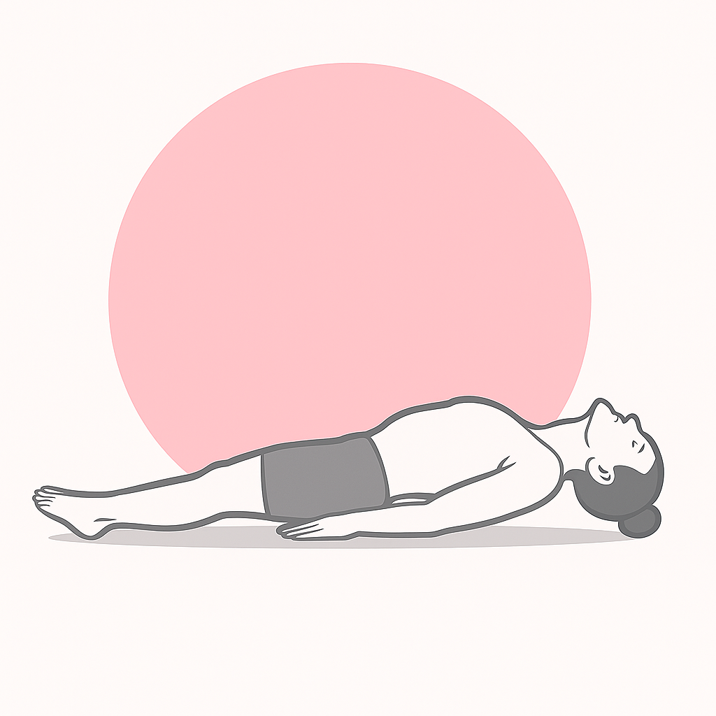 Generated image for the fish yoga pose.