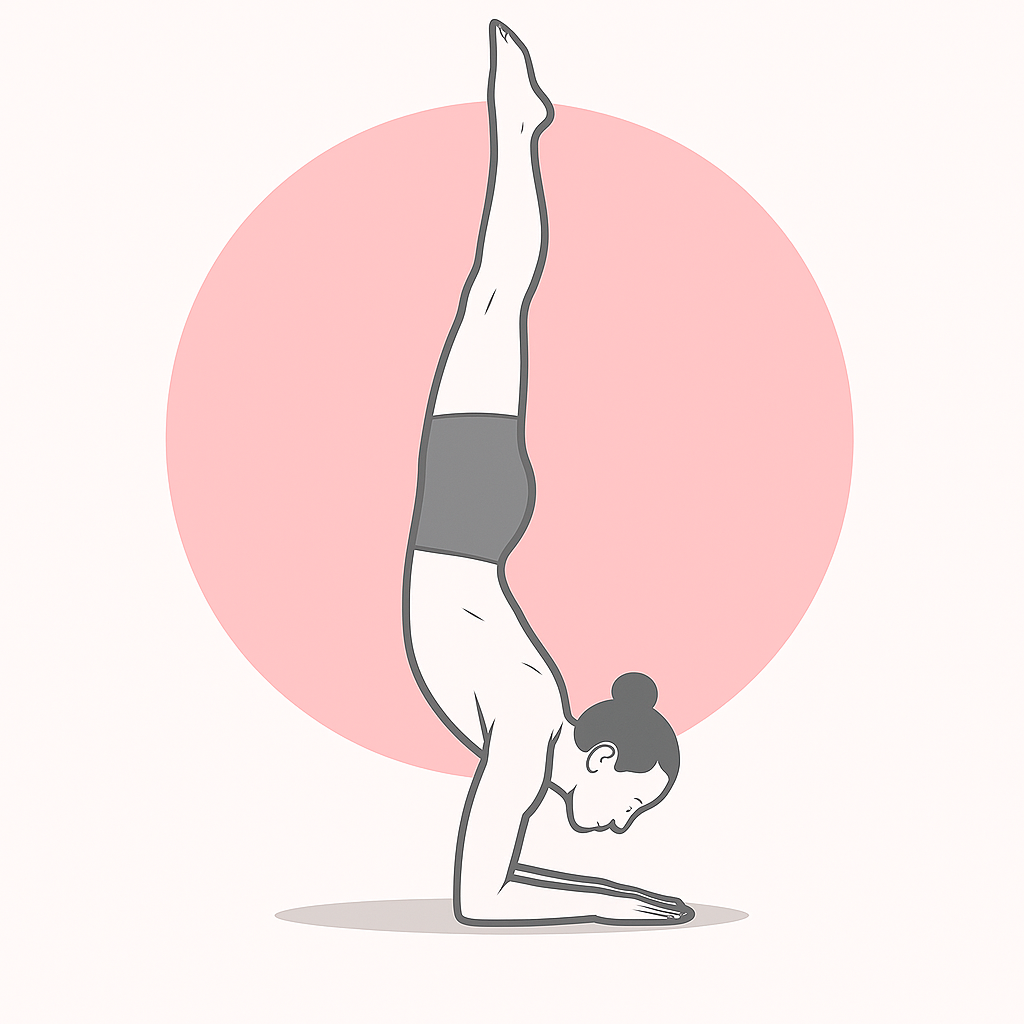 Generated image for the forearm-stand yoga pose.