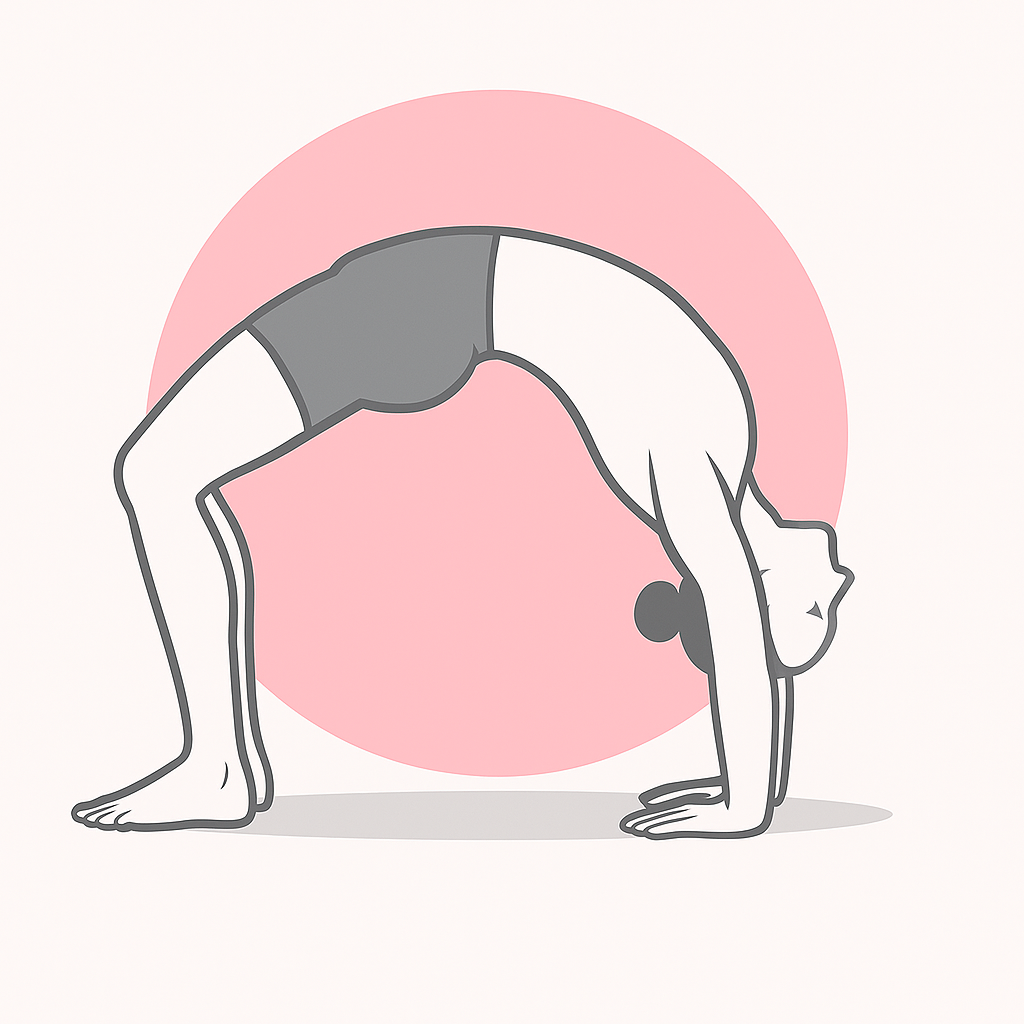 Generated image for the forearm-wheel yoga pose.
