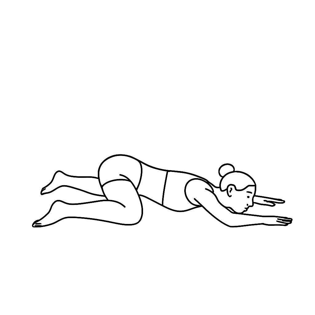 Generated image for the frog yoga pose.