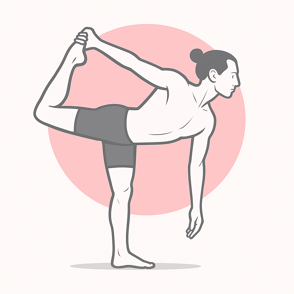 Generated image for the full-moon yoga pose.