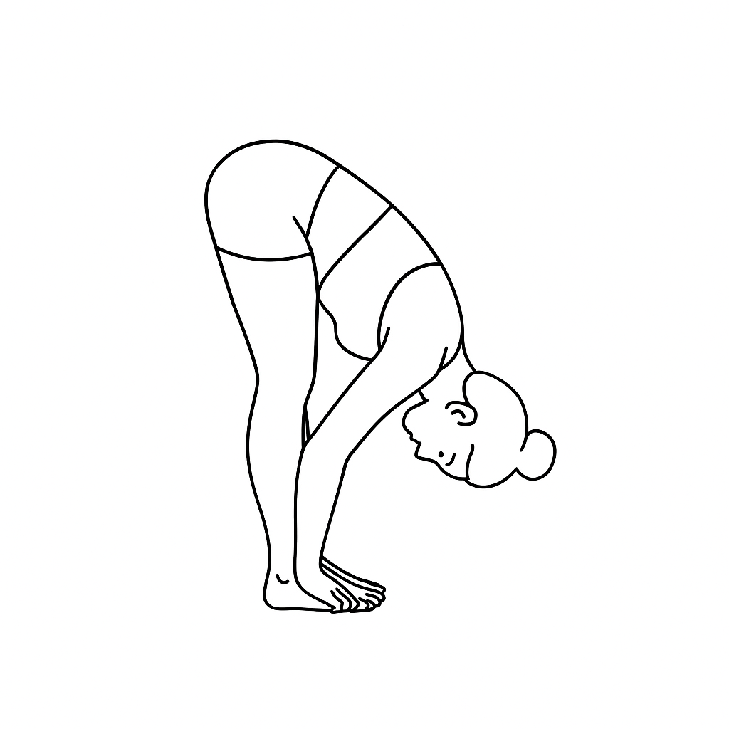 Generated image for the gorilla yoga pose.