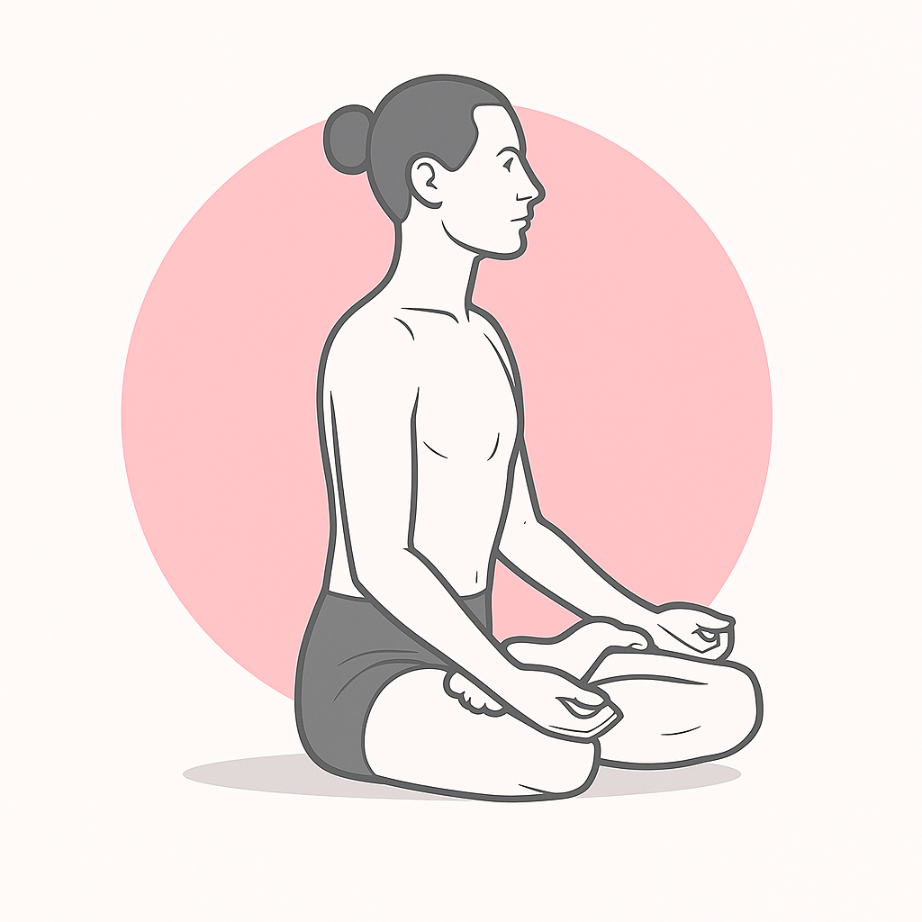 Generated image for the lotus yoga pose.