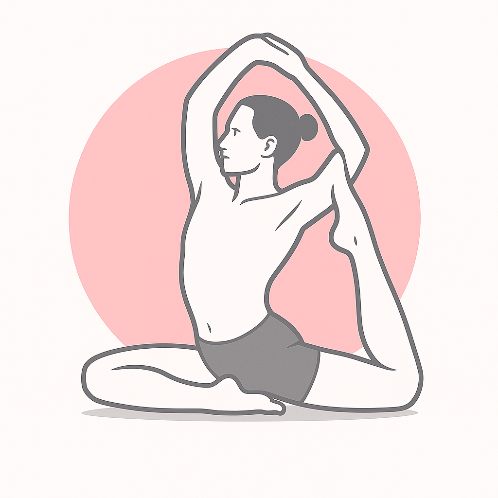 Generated image for the mermaid yoga pose.