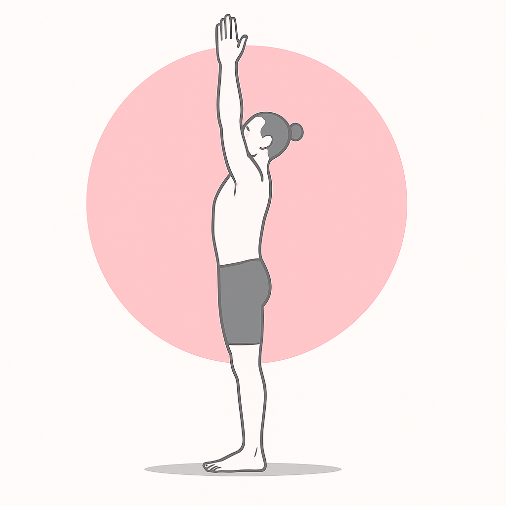 Generated image for the mountain yoga pose.