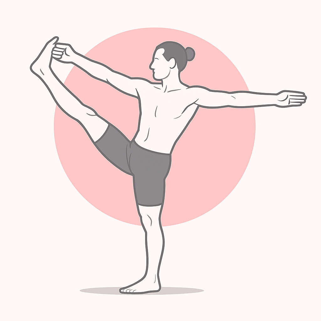 Generated image for the revolved-extended-hand-to-foot yoga pose.