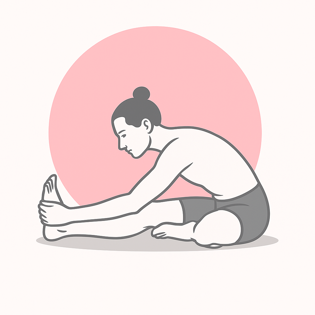 Generated image for the seated-tree yoga pose.