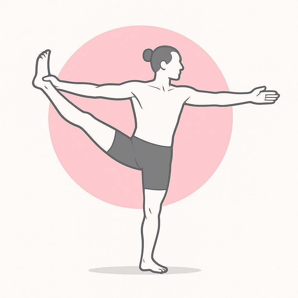 Generated image for the side-extended-hand-to-foot yoga pose.