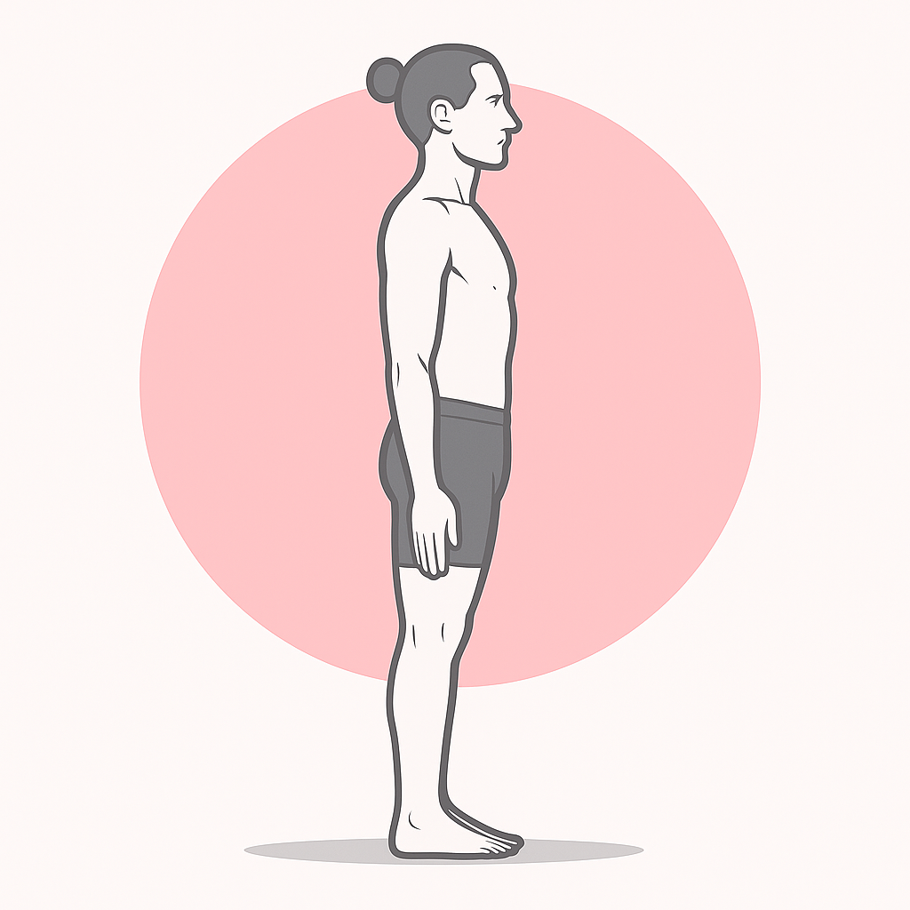 Generated image for the tadasana yoga pose.