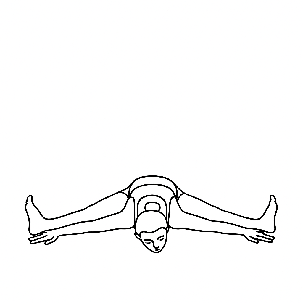 Generated image for the turtle yoga pose.