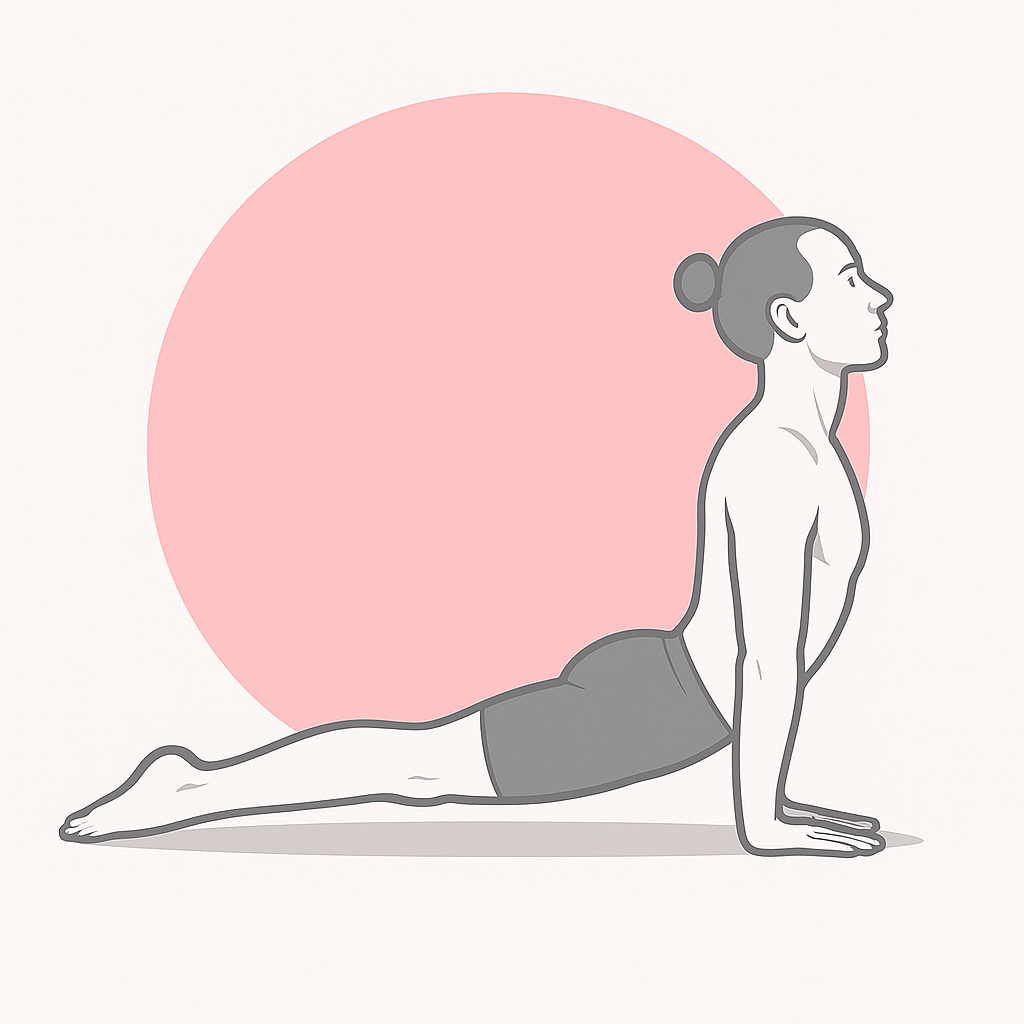 Generated image for the updog yoga pose.